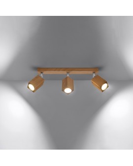 Plafon KEKE 3 dąb Sollux SL.1037