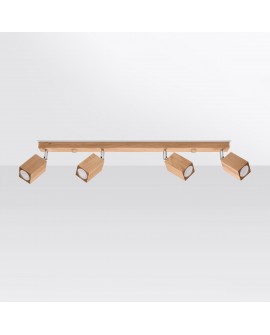 Plafon KEKE 4 dąb Sollux SL.1038