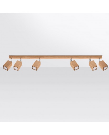 Plafon KEKE 6 dąb Sollux SL.1039