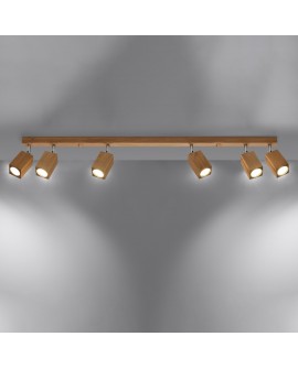 Plafon KEKE 6 dąb Sollux SL.1039