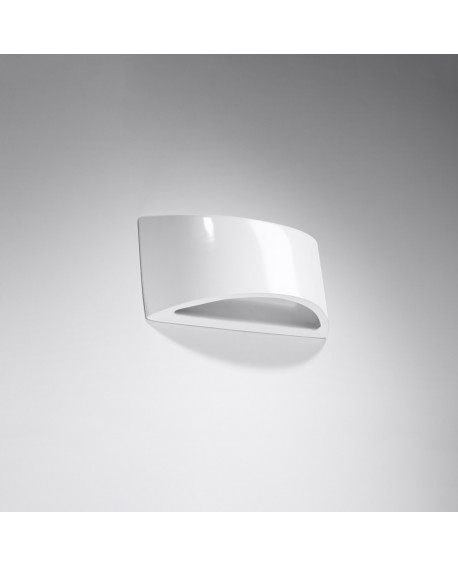 Kinkiet lakierowany VIXEN biały połysk Sollux SL.1048