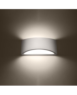 Kinkiet lakierowany VIXEN biały połysk Sollux SL.1048