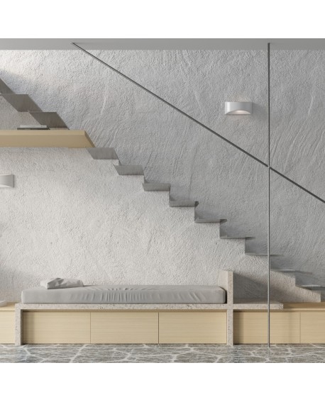 Kinkiet lakierowany VIXEN biały połysk Sollux SL.1048