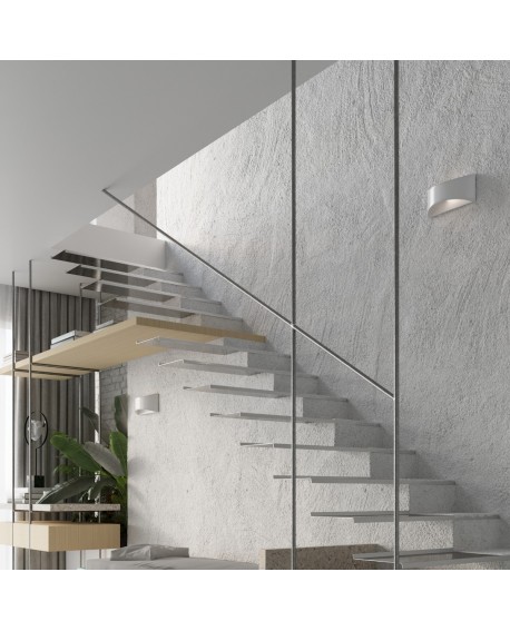 Kinkiet lakierowany VIXEN biały połysk Sollux SL.1048