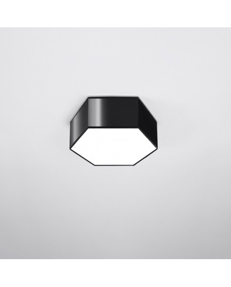 Plafon SUNDE 11 czarny Sollux SL.1059