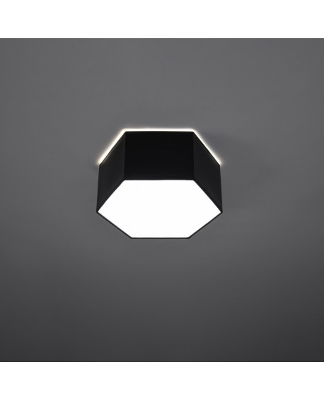 Plafon SUNDE 13 czarny Sollux SL.1060