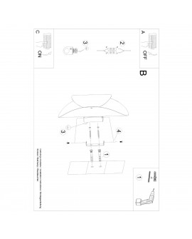 Kinkiet TEAR biały Sollux SL.1062