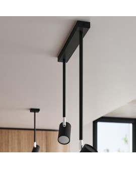 Plafon NORANO czarny Sollux SL.1074