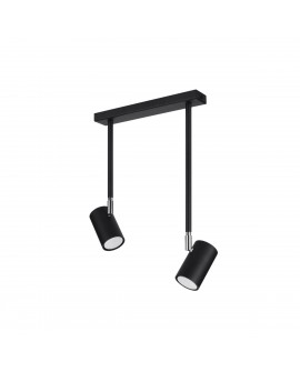 Plafon NORANO 2 czarny Sollux SL.1075