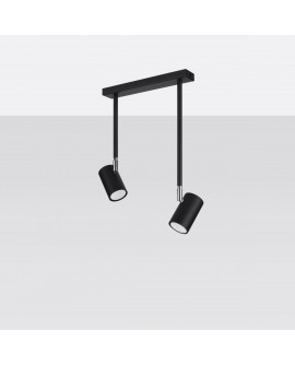 Plafon NORANO 2 czarny Sollux SL.1075