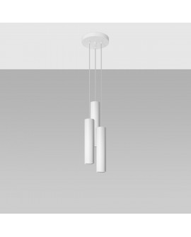 Lampa wisząca LAGOS 3P biały Sollux SL.1078