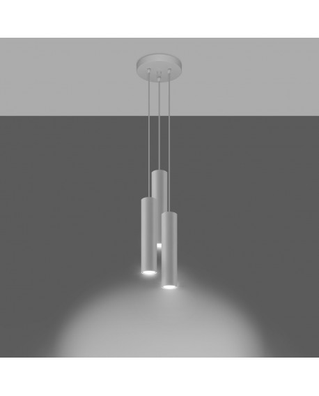 Lampa wisząca LAGOS 3P biały Sollux SL.1078