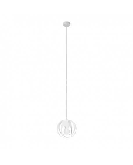Lampa wisząca TULOS 1 biała Sollux SL.1083