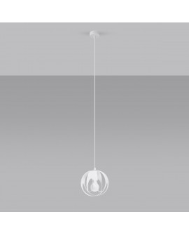 Lampa wisząca TULOS 1 biała Sollux SL.1083