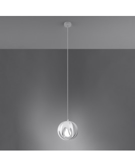 Lampa wisząca TULOS 1 biała Sollux SL.1083