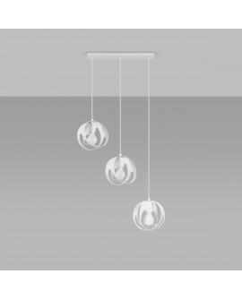 Lampa wisząca TULOS 3L biała Sollux SL.1085