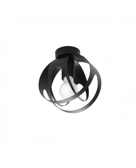 Plafon TULOS czarny Sollux SL.1086