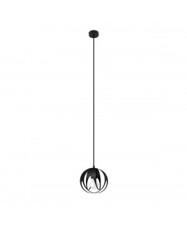 Lampa wisząca TULOS 1 czarna Sollux SL.1087