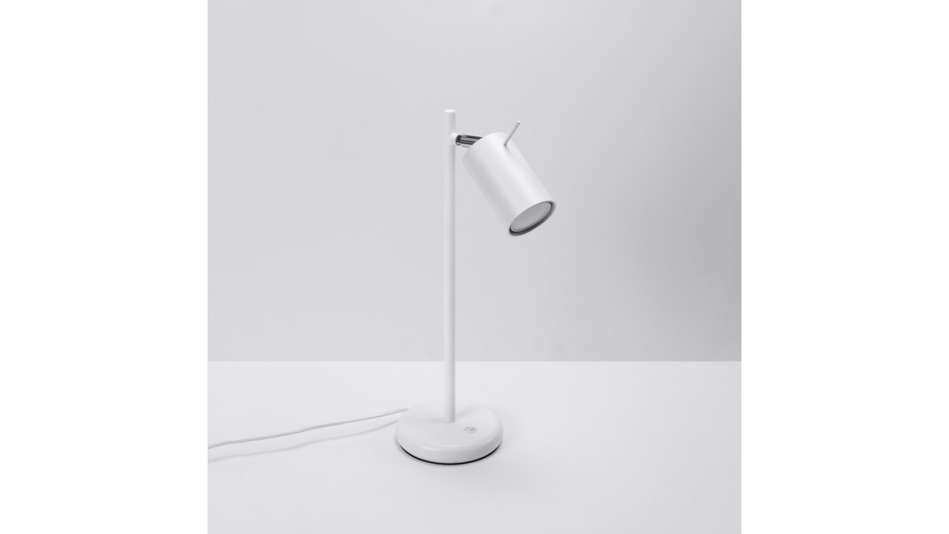 Lampa biurkowa RING biała Sollux SL.1090