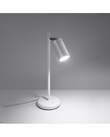 Lampa biurkowa RING biała Sollux SL.1090