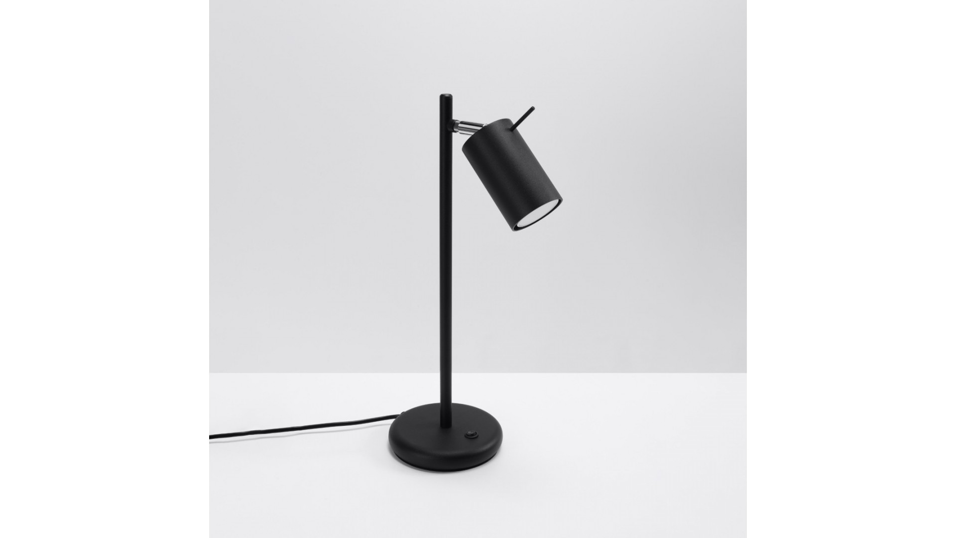 Lampa biurkowa RING czarna Sollux SL.1091
