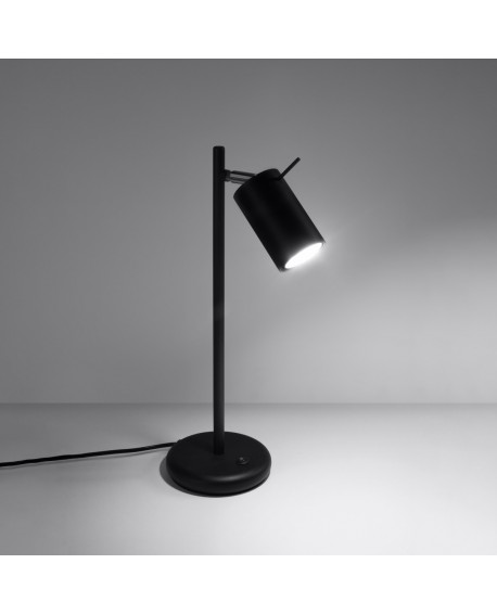 Lampa biurkowa RING czarna Sollux SL.1091