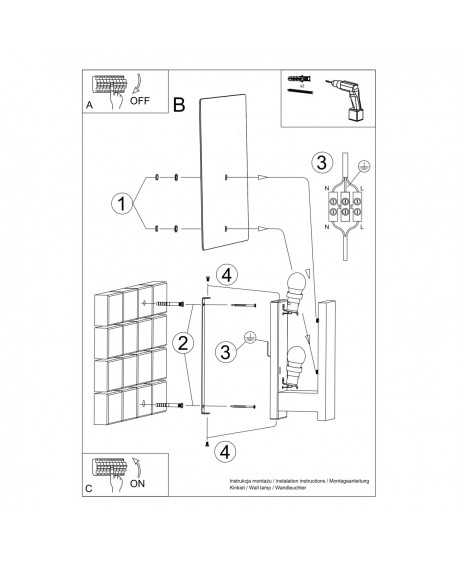 Kinkiet LAPPO biały Sollux SL.1092