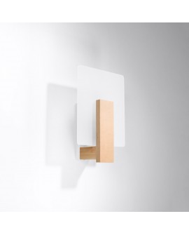 Kinkiet LAPPO naturlane drewno Sollux SL.1094