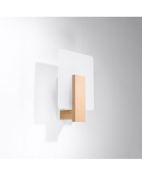 Kinkiet LAPPO naturlane drewno Sollux SL.1094