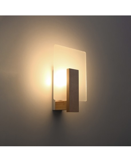 Kinkiet LAPPO naturlane drewno Sollux SL.1094