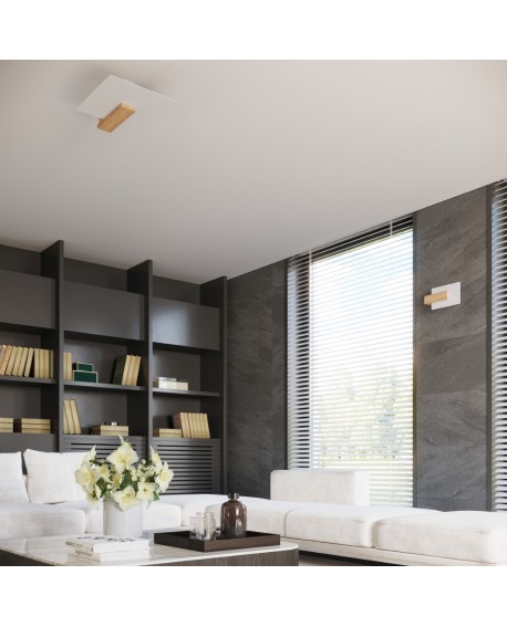 Kinkiet LAPPO naturlane drewno Sollux SL.1094