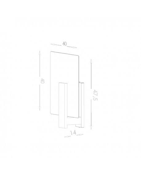 Plafon LAPPO wenge Sollux SL.1097