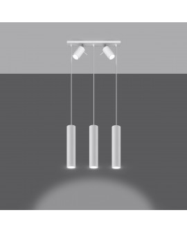 Lampa wisząca RING 3 biały Sollux SL.1098