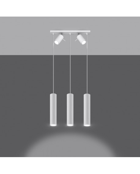 Lampa wisząca RING 3 biały Sollux SL.1098