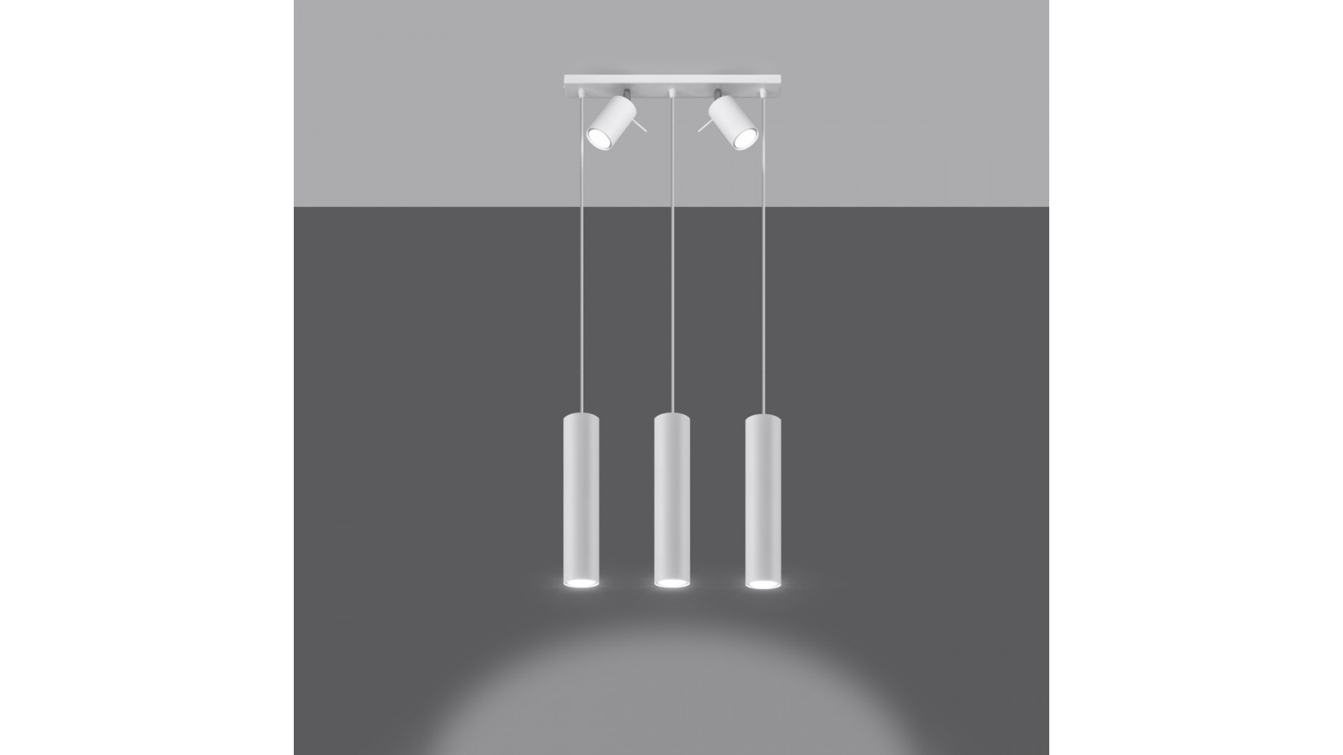 Lampa wisząca RING 3 biały Sollux SL.1098