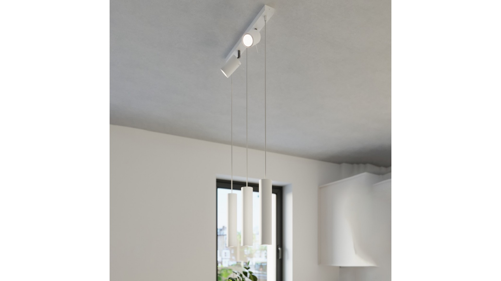 Lampa wisząca RING 3 biały Sollux SL.1098