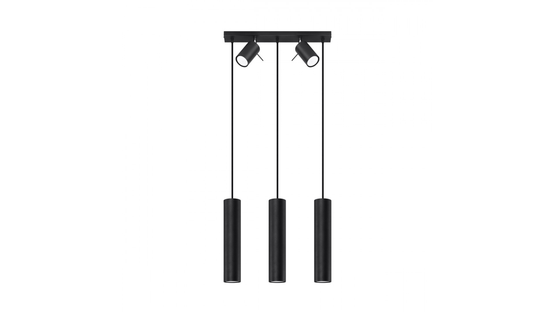 Lampa wisząca RING 3 czarny Sollux SL.1099