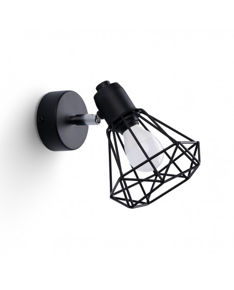 Kinkiet ARTEMIS 1 czarny Sollux SL.1105