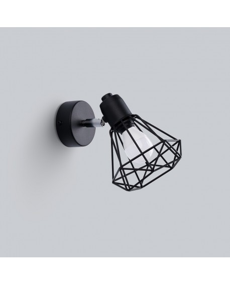 Kinkiet ARTEMIS 1 czarny Sollux SL.1105