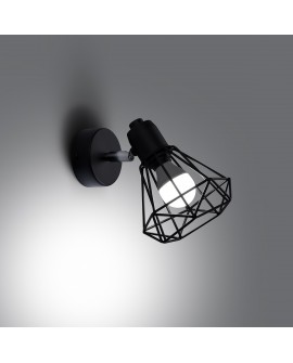 Kinkiet ARTEMIS 1 czarny Sollux SL.1105