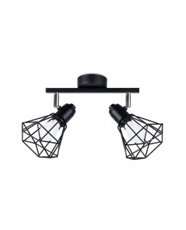 Plafon ARTEMIS 2 czarny Sollux SL.1106