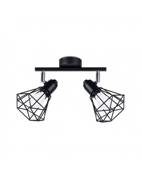 Plafon ARTEMIS 2 czarny Sollux SL.1106