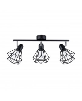 Plafon ARTEMIS 3 czarny Sollux SL.1107