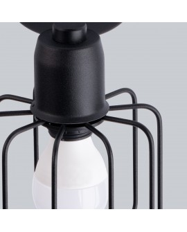 Plafon BELUCI 2 czarny Sollux SL.1115