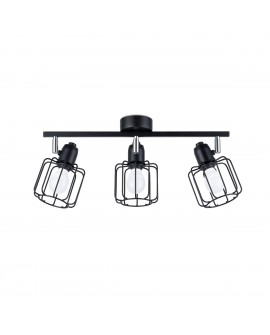 Plafon BELUCI 3 czarny Sollux SL.1116