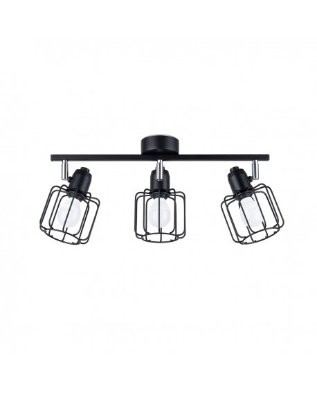 Plafon BELUCI 3 czarny Sollux SL.1116