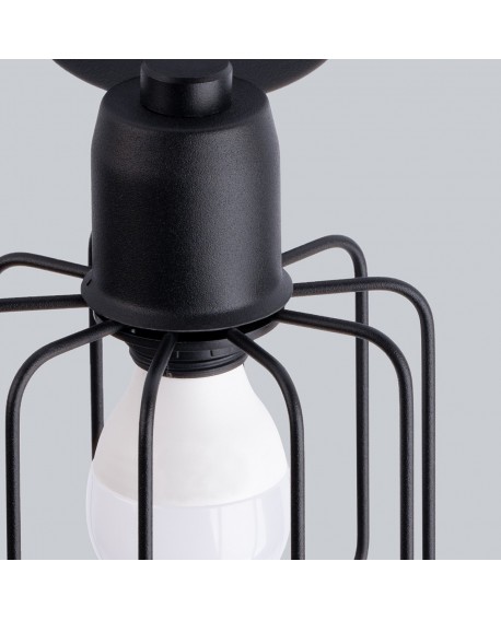 Plafon BELUCI 3 czarny Sollux SL.1116