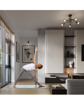 Kinkiet BELUCI 1S czarny Sollux SL.1117