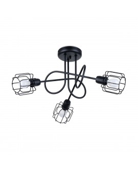 Żyrandol BELUCI 3S czarny Sollux SL.1118