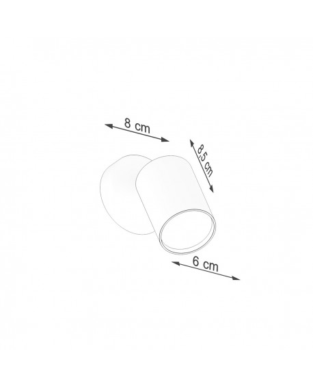 Kinkiet LEMMI 1 biały Sollux SL.1123